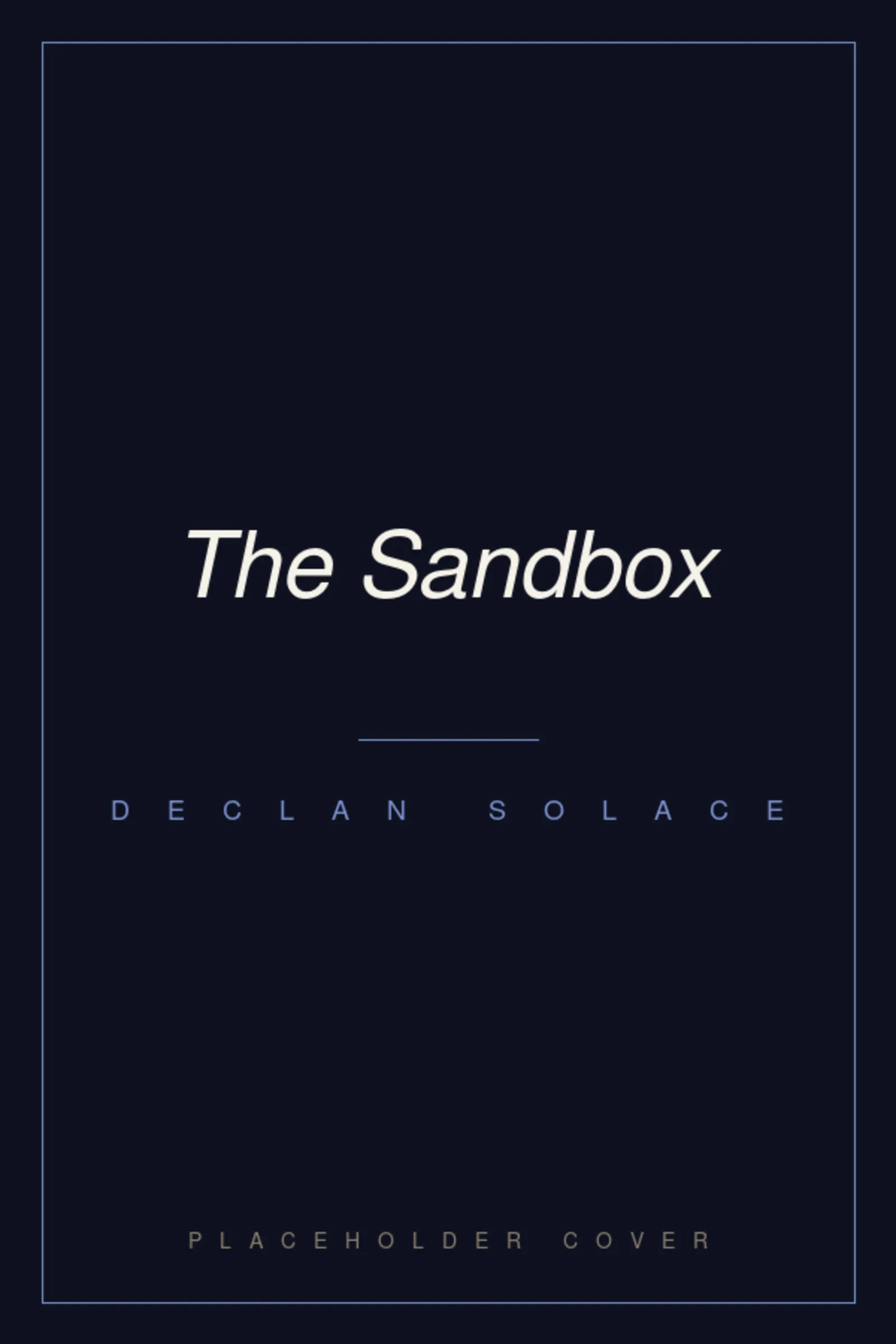 The Sandbox — cover